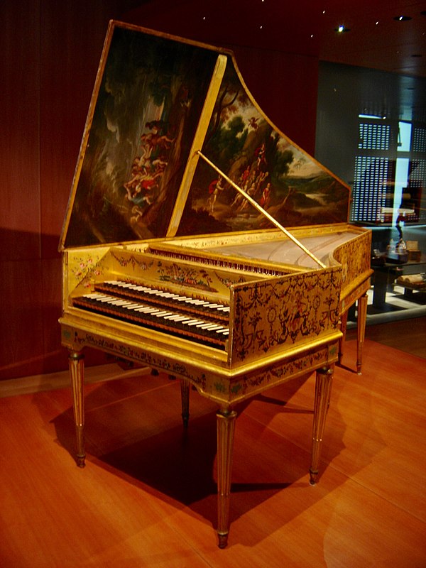 Harpsichord - tiền thân của Piano hiện đại