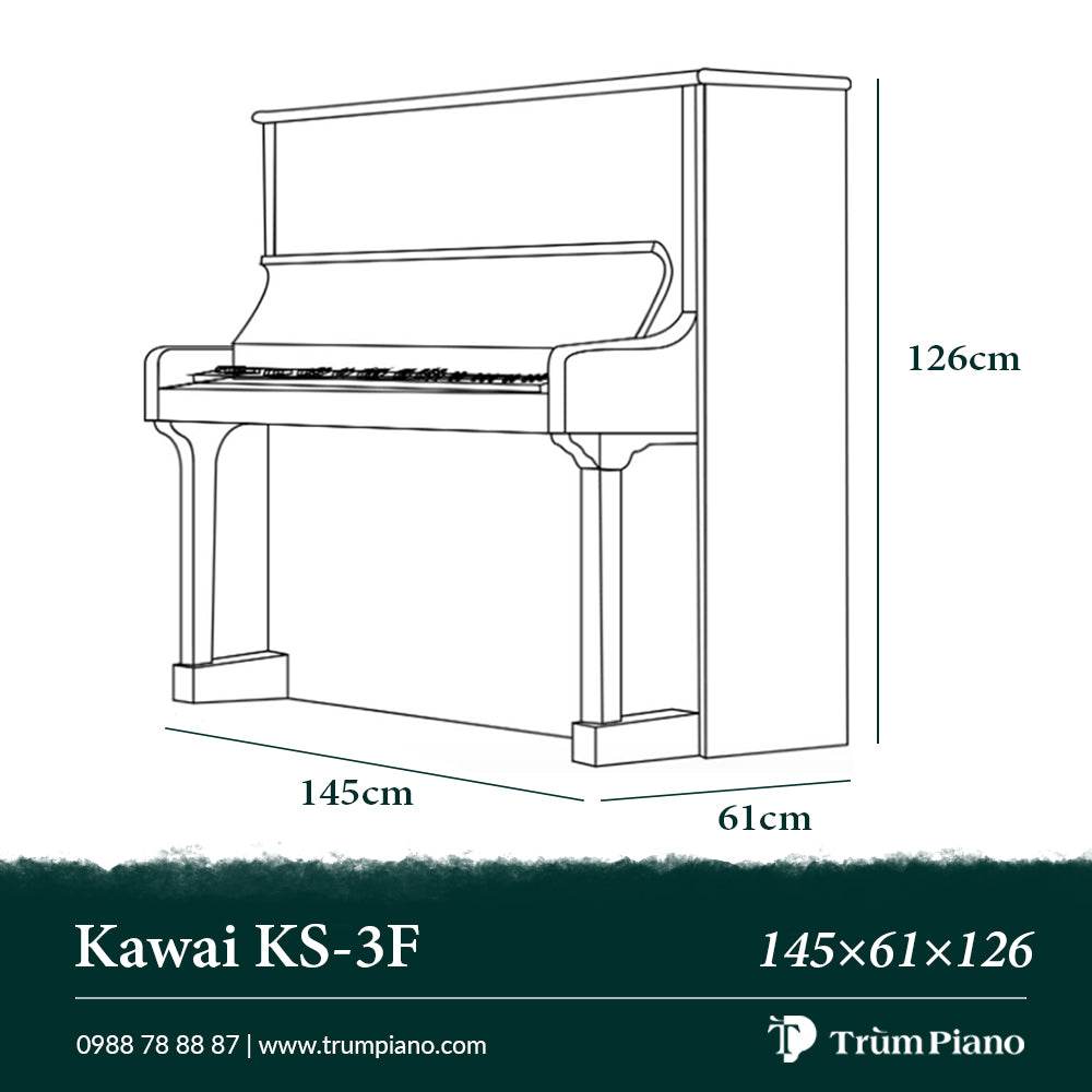 Đàn Piano Kawai KS3F