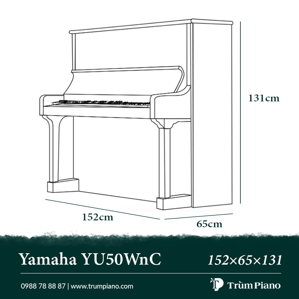 Đàn Piano Yamaha YU50WnC